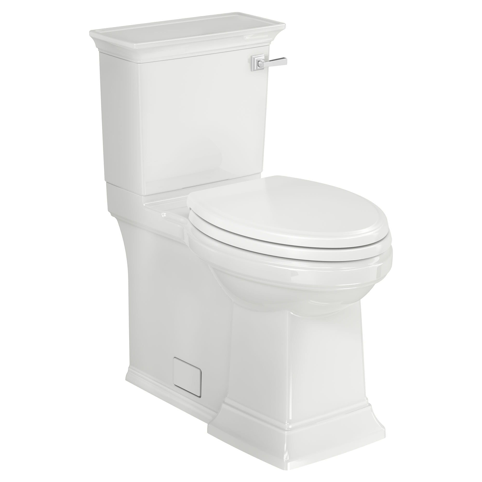 Town Square® S Skirted Two-Piece 1.28 gpf/4.8 Lpf Chair Height Right-Hand Trip Lever Elongated Toilet With Seat